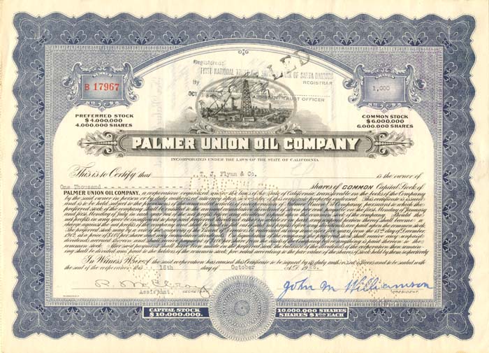 Palmer Union Oil Co.